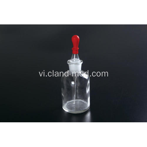 Thả chai với mặt đất trong Pipette và núm vú cao su Latex